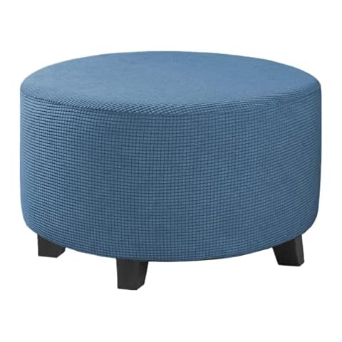 GAMUKAI Stretch Plaid Ottoman Slipcovers for Living Room Cover