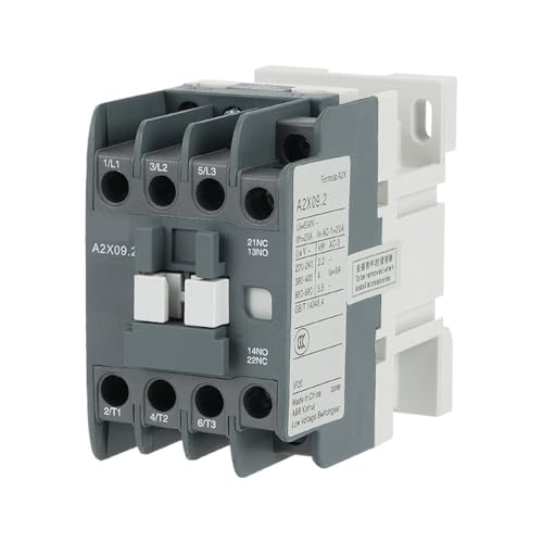 Contacteur A2X 230V 60Hz eviter surchauffe moteur triphase atelier