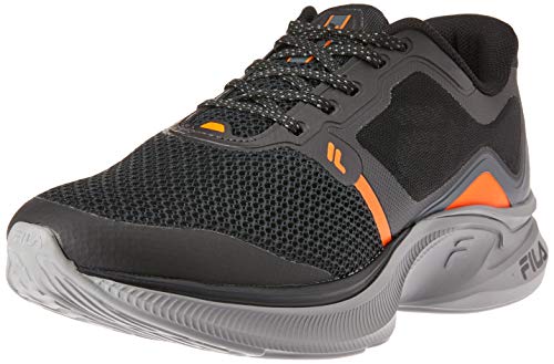 Tênis Racer Move, Fila, Masculino, Preto/Laranja Flúor/Grafite, 40