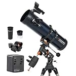 41jtkph28NL. SS150 Celestron-AstroMaster-130EQ-MD-Newtonian-Telescope-Reflector-Telescope-for-Beginners-Fully-Coated-Glass-Optics-Adjustable-Height-Tripod-BONUS-Astronomy-Software-Package
