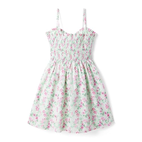 Janie and Jack Girl's Mint Floral Dress (Big Kids)2