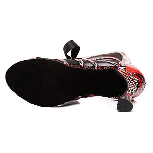 HROYL Latino Scarpe da Ballo Salsa Ballo Scarpe da...