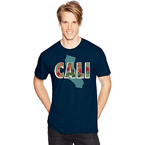 Hanes Men's California Postcard Graphic Tee Shirt