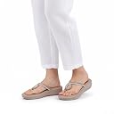 ORTHO CLUB Women Orthopedic Comfort Slippers | Soft Footwear | Anti-Slip Sole | Lightweight Flip Flops for Women | Sandals For Women WSP_72_GOLD_37 gallery image