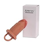 Anfei Realistic Ultra-Soft Dildo, Premium Liquid Silicone Penis, Flexible Mouth Flirting Sex Toys for Female Masturbation (3.9 Inch)