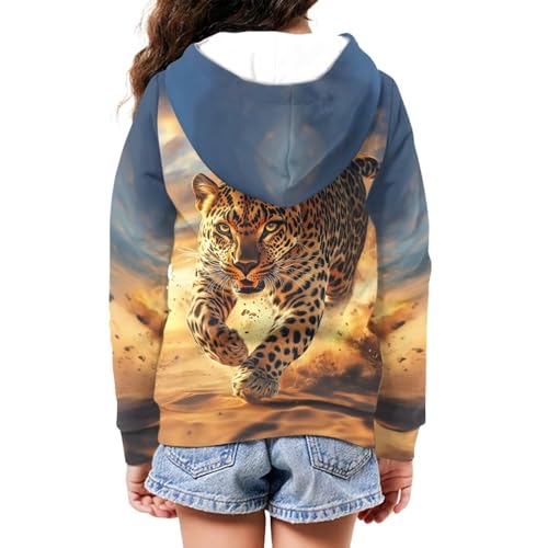 DISNIMO Little Girls Casual Zip Up Hoodies Long Sleeve Hooded Jacket Coat with Pockets2