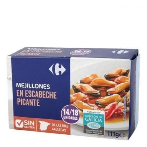Mejillones en escabeche 14/18 - picante 111g
