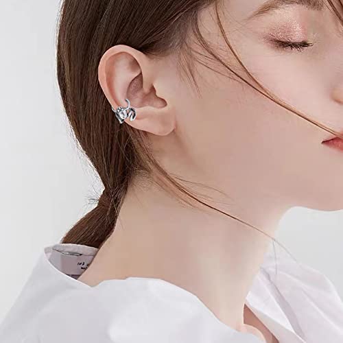 Fashion Earrings Fashion Women Frog Ear Cuff Clip No Piercing Earrings Punk Jewelry Birthday Gift Fun Earrings For #TOP1