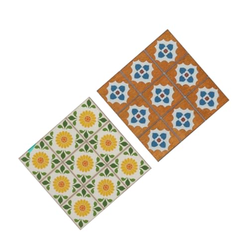 ibasenice Accesorio para Casa de Muñecas con Minipiso de Madera para Decoración de Casas de Juegos