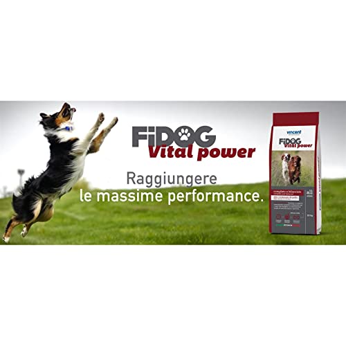 La zappa Vincent Hundefutter für Jagdhunde Fidog Vital Power 20 kg aus Fleisch, Gemüse und Getreide
