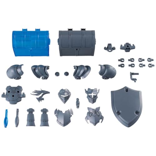 Figurine médiévale 30MF avec accessoires d'extension pour décor de vitrine
