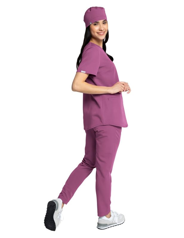 Casacca da donna Grace per il medico e la cura – Casacca moderna e comoda con tre pratiche tasche – Abbigliamento medico professionale