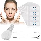 Noverlife 283PCS Face Lift Tapes, Instant V-shape Facelift Bands, Face Lifting Band Patch for...