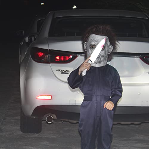 Vzqi Michael Myers Costume For Kids Halloween Cosplay Horror Killer Coveralls Props With Michael Myers Mask 2Xl #TOP4