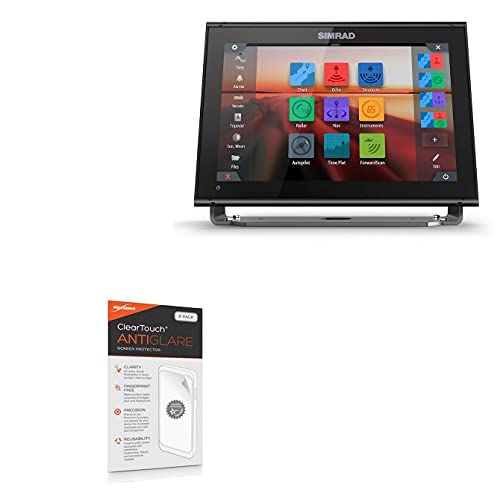 BoxWave Screen Protector Compatible with Simrad GO12 XSE - ClearTouch Anti-Glare (2-Pack), Anti-Fingerprint Matte Film Skin for Simrad GO12 XSE