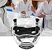 Colaxi Taekwondo Face Mask Face Guard Removable Taekwondo Face Shield Face Protection Cover for Wrestling, Sanda, Sparring, Training, Black Strap