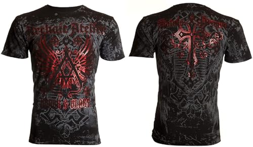 Archaic by Affliction Men's T-Shirt Achilles Black2