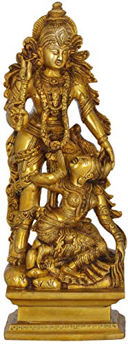 Estatua de Bronce Kamadeva y Rati 13.5 in Alto