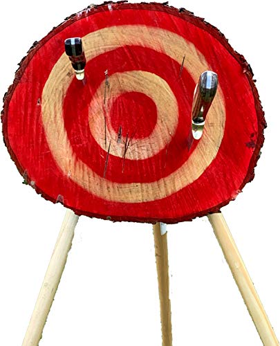 LJ's Log Targets 24" Throwing Knife Target Axe Throwing Target 24â€ x 4.5â€ x 4.5â€™ sturdy, real wood, throwing knives target board, ax throwing target, throwing axe target, knife throwing target board