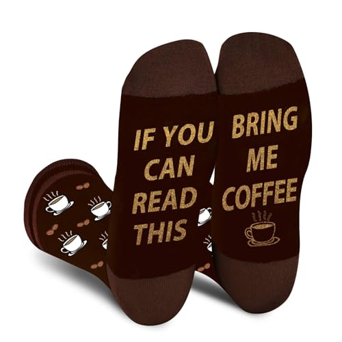 AGRIMONY IF YOU CAN READ THIS Coffee Socks Gift for Men Women Coffee Lover