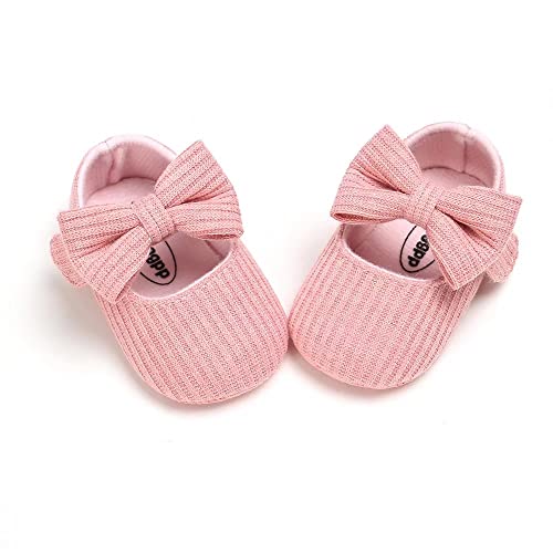 TN TANGNEST Baby Girls Mary Jane Flats Soft Sole Non Slip for Toddler First Walkers Bowknot Princess Dress Shoes3