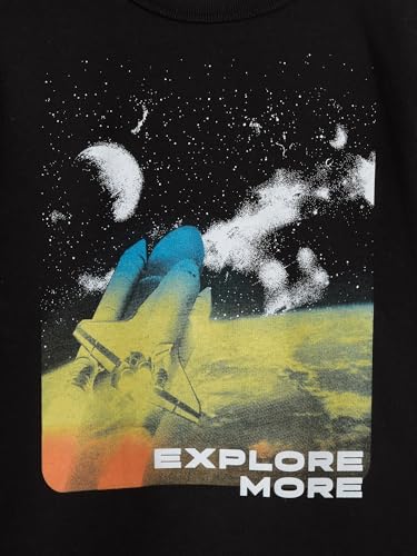 Image of GAP Boys' Logo Crewneck Sweatshirt