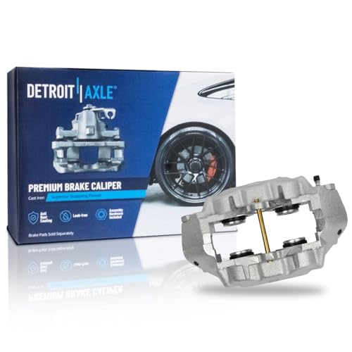 Image of Detroit Axle - Front Left Brake Caliper for 1969 Chevrolet Camaro 1965-1982 | Corvette, Driver Side Disc Brake Caliper Replacement