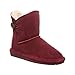 BEARPAW Girl's Rosie Fashion Boot, Wine, 1 M US Big Kid