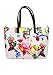 Captain Marvel Floral Print Faux Leather Loungefly Tote Standard, White