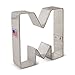 Alphabet Letter M Cookie Cutter - 3.25 Inch - Ann Clark - US Tin Plated Steel