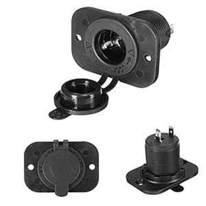MEIKAI Fit For 12V Waterdichte Auto Motor Sigarettenaansteker Plug Outlet Power Supply Socket (Color Name : Socket 2)
