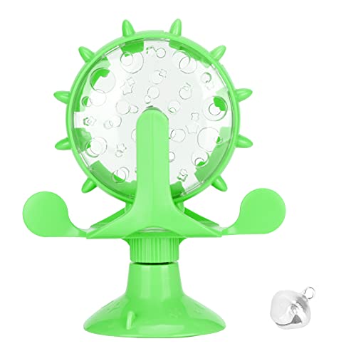 Juguete de Rompecabezas para Gatos, Juguete para Fugas de Comida para Mascotas Rotación práctica Respetuoso con el Medio Ambiente para Uso General para Uso Profesional para Gatos para(Green)