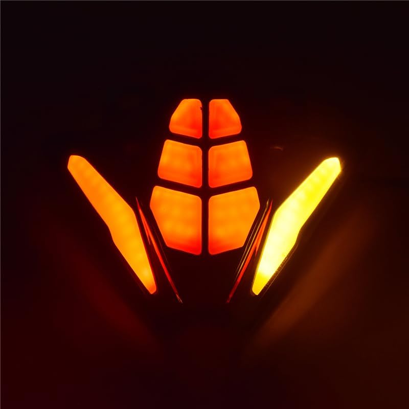 Motorbike For Kawasaki Ninja 500 500SE EX500 2024 2025 E-Mark Rear Tail Light Brake Turn Signals Integrated LED Stop Light (Red Lens)