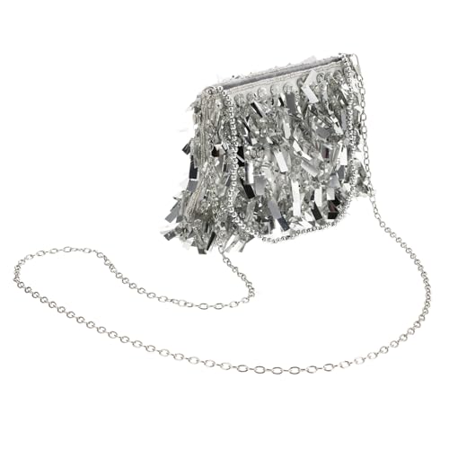 Paquet bandoulière à paillettes pratique et élégant en polyester