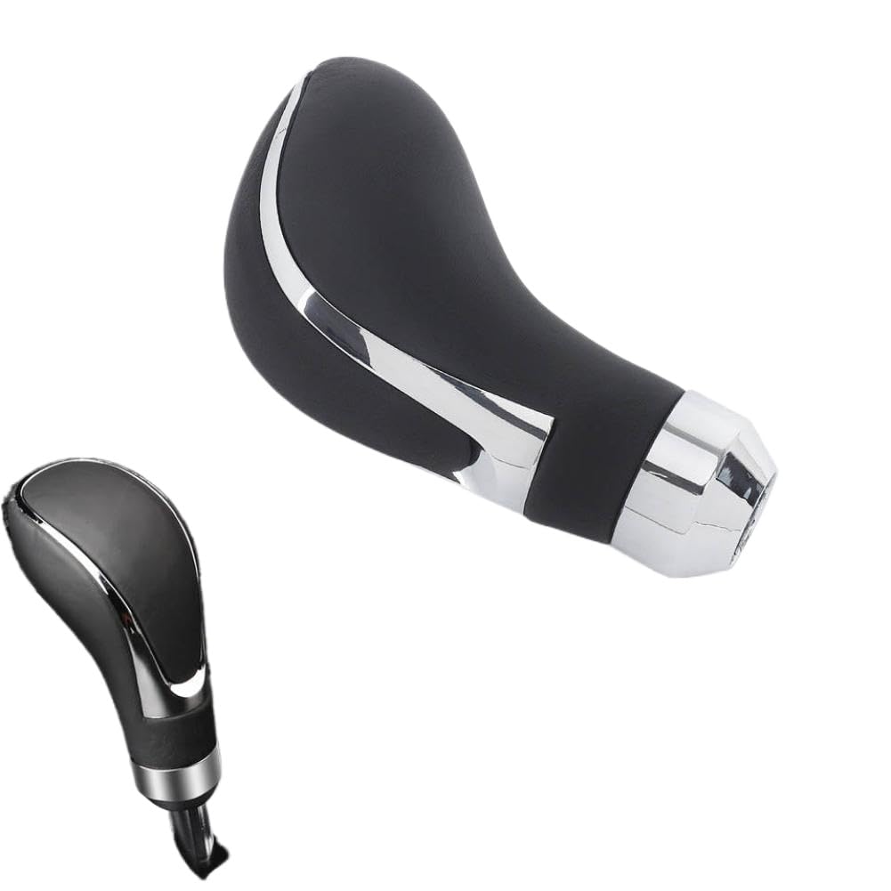 Chandruxy Onecolor Leather Gear Shift Knob M8 M10 M12 Compatible With Automatic And Manual Transmission Vehicles