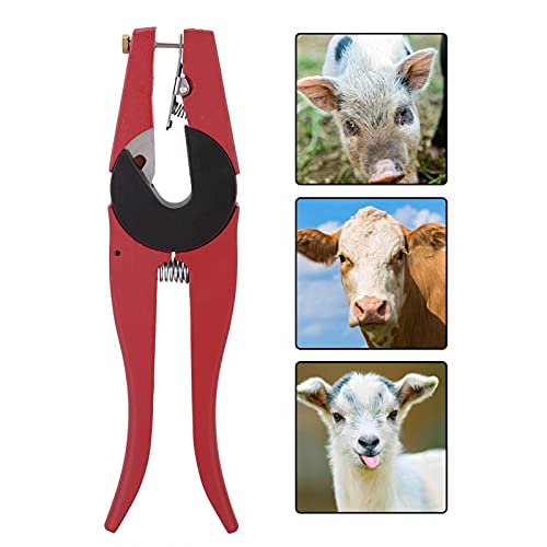 Alicate para Etiqueta de Orelha de Animal, Liga de Alumínio, Porco, Vaca, Gado, Aves, Alicate Aplica