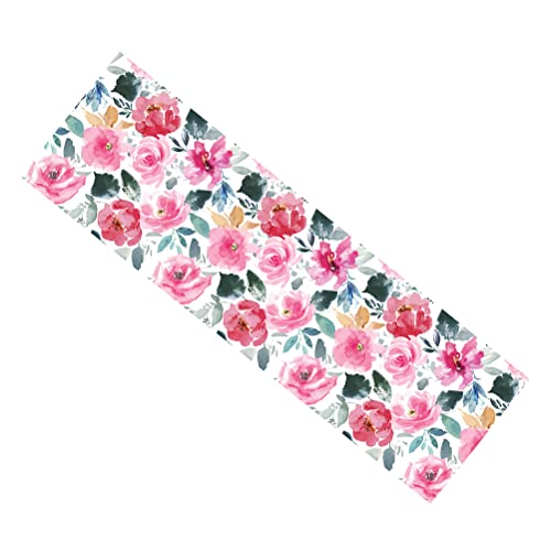 Homoyoyo 1 Conjunto Papel De Parede De Fundo Branco Floral Papel De Parede Da Arte Da Parede Decalqu