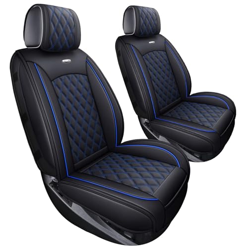 Image of Chevy Silverado GMC Sierra 2 Front Seat Covers 2007-2026 1500 2500HD 3500HD