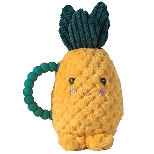 Image of Mary Meyer Teether Baby Rattle, 6-Inches, Sweetie Pineapple