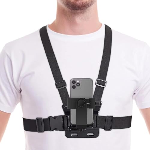 Mobile Phone Chest Mount Harness for Video Recording