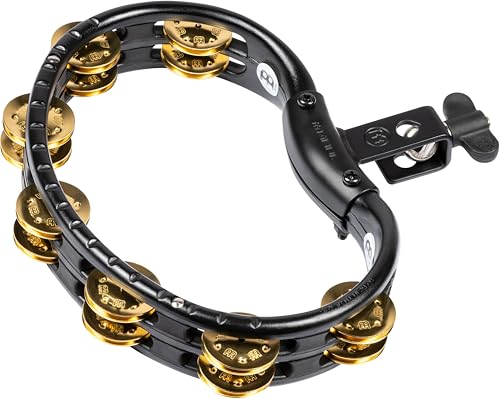 【中古】「未使用品」MEINL Percussion マイネル タンバリン Traditional ABS Tambourine Brass Jingles TMT2B-BK （国内正規品） 41jtq9nKpGL.jpg