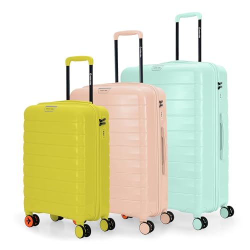 Nasher Miles Vienna Hard-Sided Polypropylene Luggage Set of 3 | 5...