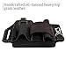 FESA EDC Leather Multitool Sheath - Top Grain Leather EDC Pouch Organizer for Flashlight, Tactical Knife Multitool & Pen - w/Snap Hook - Work & Everyday Use Utility Belt Pouch for Men (Black)