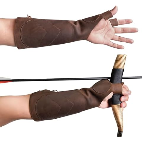 Leather Archery Arm Guard for Men Women & Youth Cover