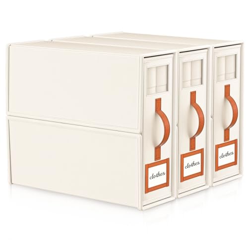 MuiiuM Bed Sheet Storage Organiser 3 Pack King Size Foldable Bedding Storage Box with Clear Window & Reinforced Handle Linen Organiser for Underbed Wardrobe Sheets Duvet Covers Towels Beige
