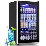 TACOOL 3.5 Cu.ft Beverage Refrigerator C...