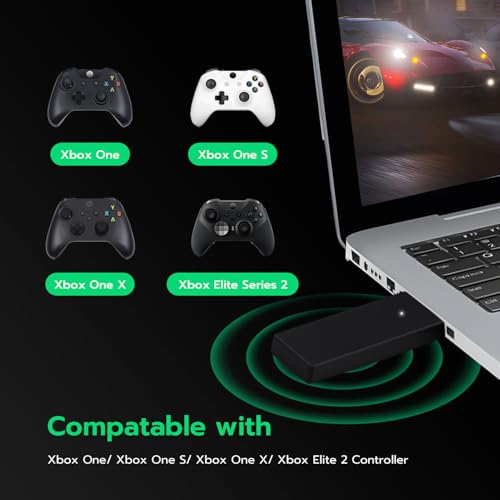 Mcbazel Xbox draadloze adapter voor Windows 11/10/8.1/8/7, compatibel met Xbox One, One S/X, Elite, Elite 2, Series S/X controller - Afbeelding 3