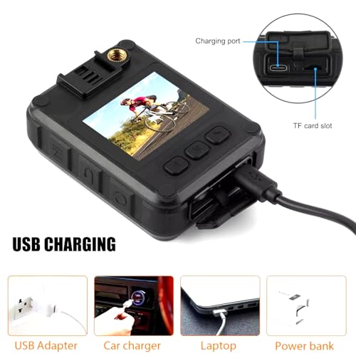 CHICHIYANG Body Camera Wearable Camcorder 2K HD miniatura 7