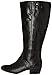 Dr. Scholl's Shoes womens Brilliance Wide Calf Riding Boot, Black, 8.5 US