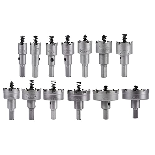 Juego de 13 piezas de escariadores de carburo para acero inoxidable, abridores de agujeros para metal miniatura 1